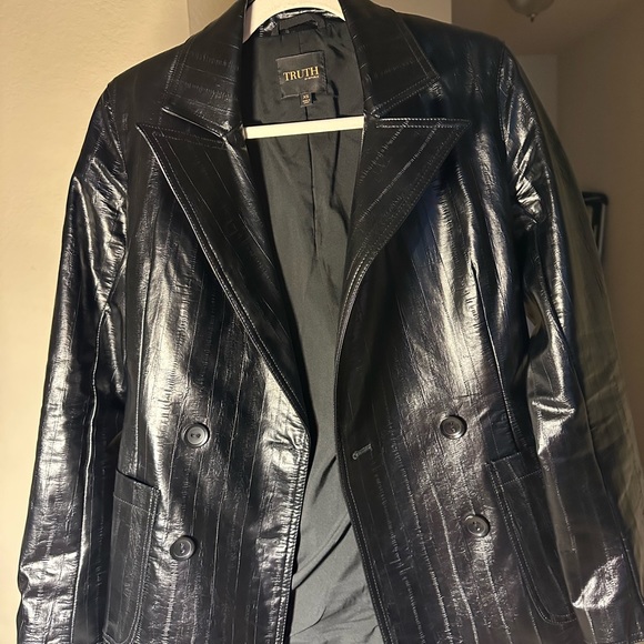 Women’s Faux leather Jacket buy Truth NYC Republic Size:XS Color:Black - Picture 5 of 5